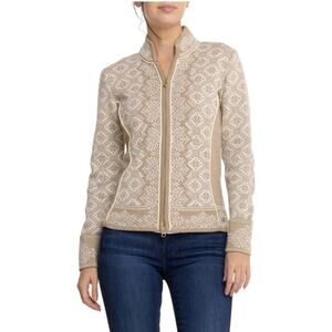 DALE OF NORWAY Jacket Sweater‎ S Christiana Nordic Merino Wool Full Double Zip